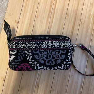 Vera Bradley Canterberry Magenta Wristlet
